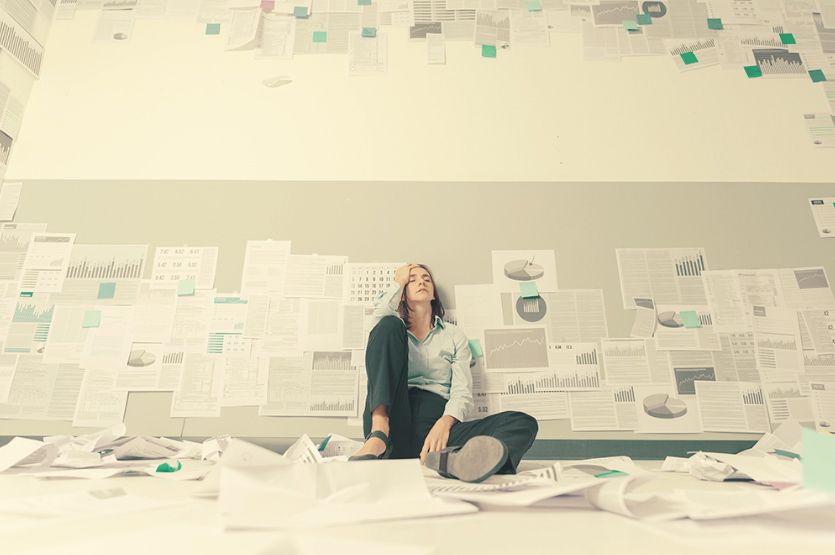 Persona que se pone excusas para no triunfar