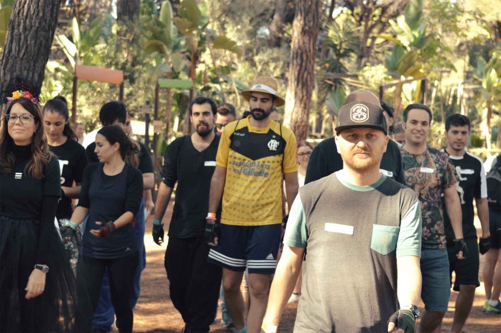 Programa de coaching de equipos y coaching empresarial para departamento de empresa en naturaleza