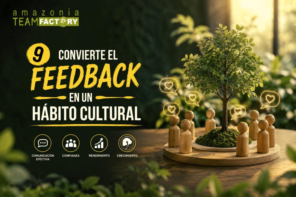 Imagen que representa que el feedback constructivo hay que convertirlo en un hábito cultural en la empresa.