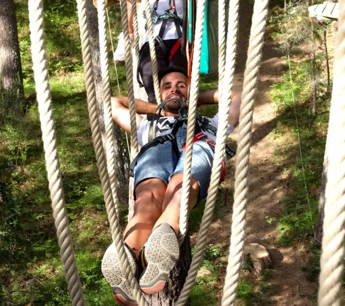 descanso y comida en team building